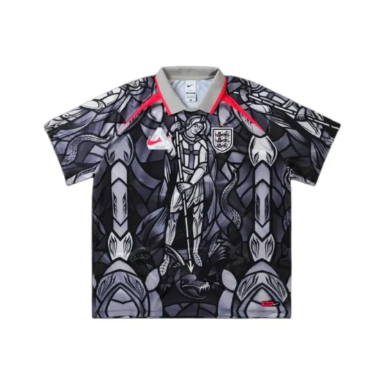 팔라스 x 나이키 잉글랜드 숏슬리브 사커 저지 퓨터 그레이 브라이트 크림슨  IM3198-052